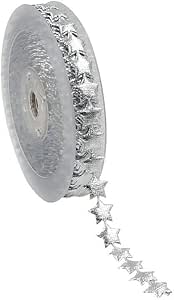 HEALLILY 15m Star Ribbon Trim...