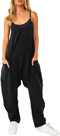 Litthing Women’s Dungarees Wid...