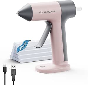 Tilswall 4V Glue Gun, Hot Glue...