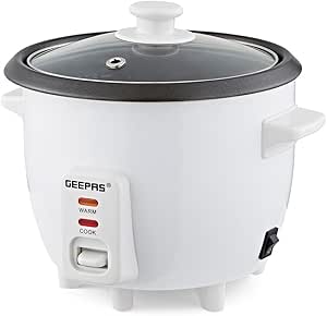 Geepas Rice Cooker, 0.6L | Ele...