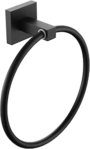 Bristan SQ BLK Square Towel Ri...