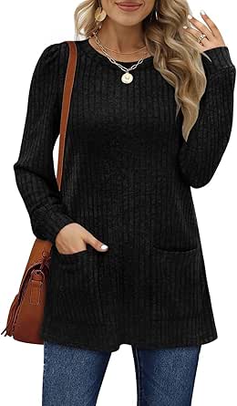 Aokosor Long Sleeve Tops Women...