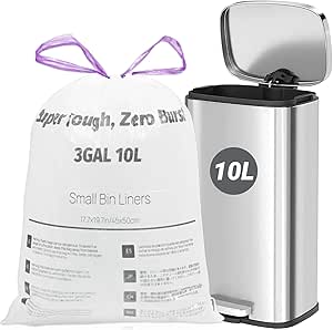 OKKEAI 10L Bin Liners White,64...