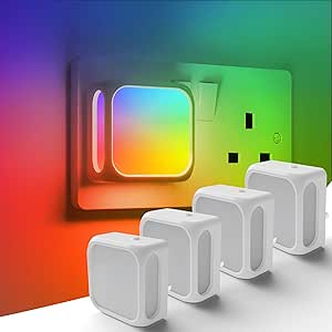 RGB Night Light Plug in Wall,...