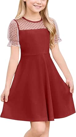 JiAmy Girls Summer Dress Tulle...