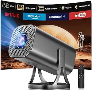 Mini Projector HD 1080P 4K Sup...