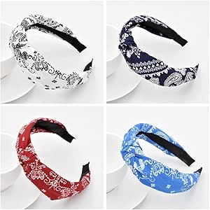 Boho Wide Headbands for Women,...