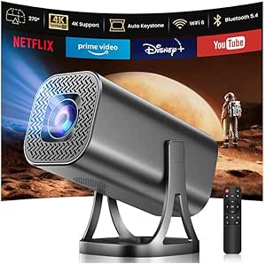 Projector HD 1080P 4K Supporte...