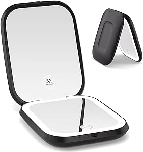 WOBSION Compact Mirror with Li...