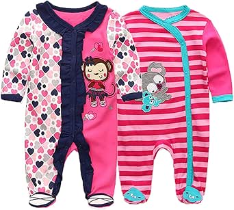 Baby Rompers Pajamas Cotton Ju...