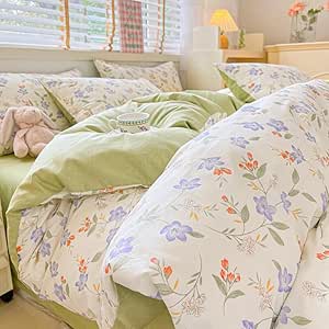 Michorinee Purple Flowers Cott...