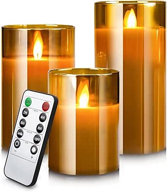YINUO LIGHT LED Candles 4" 5"...