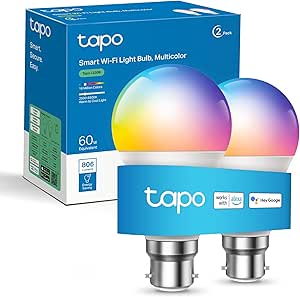 Tapo Smart Bulb, B22 Multicolo...