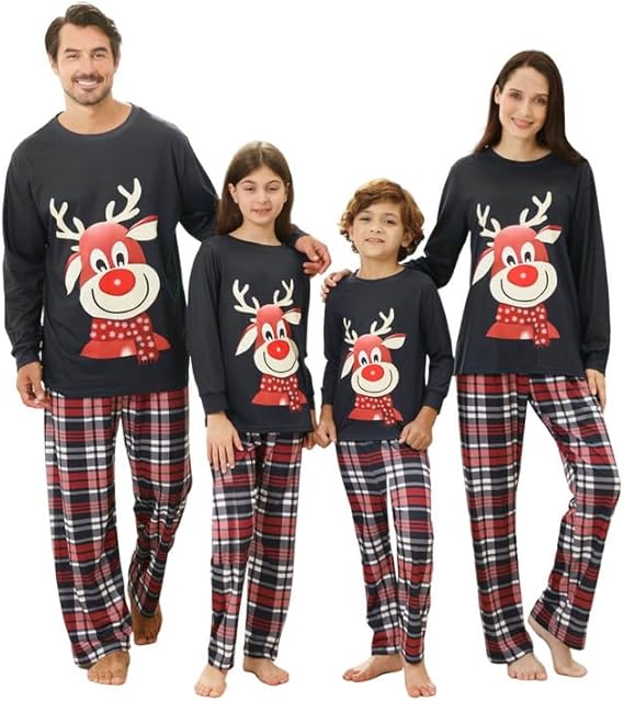 Matching Christmas Pyjamas-Fam...