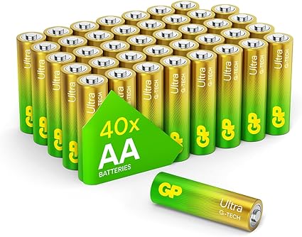 GP Ultra AA Batteries 40 Pack...