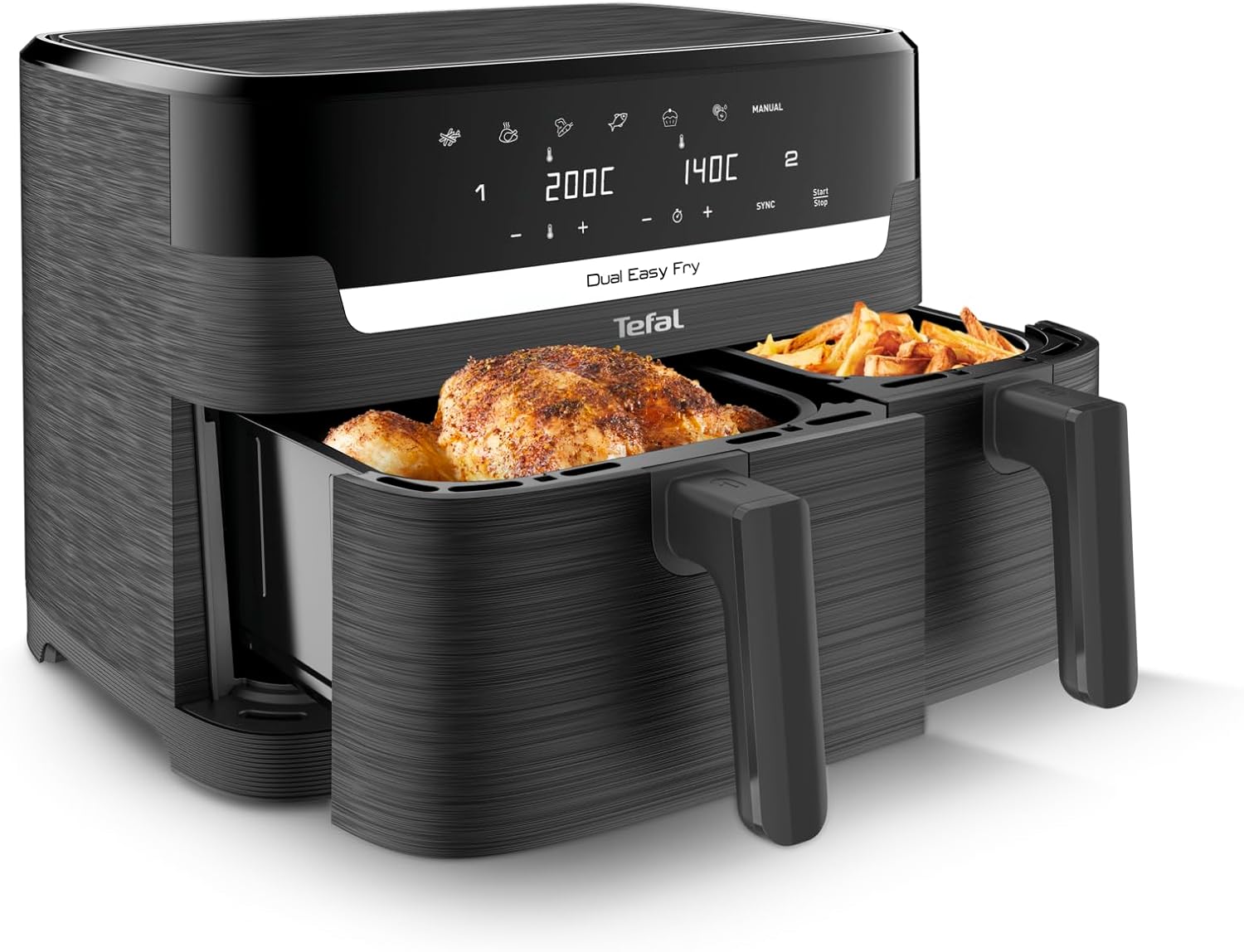 Tefal Easy Fry Dual Zone Digit...