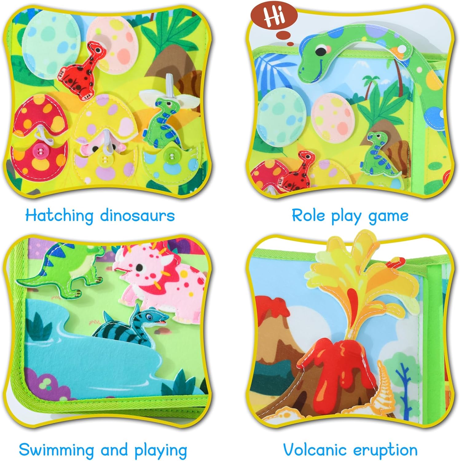 Baby Busy Book Dinosaur Toys f...