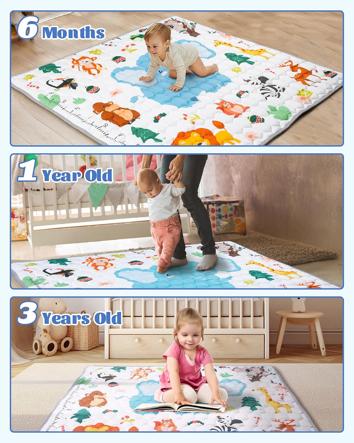 Baby Play Mat, Foldable Kids P...