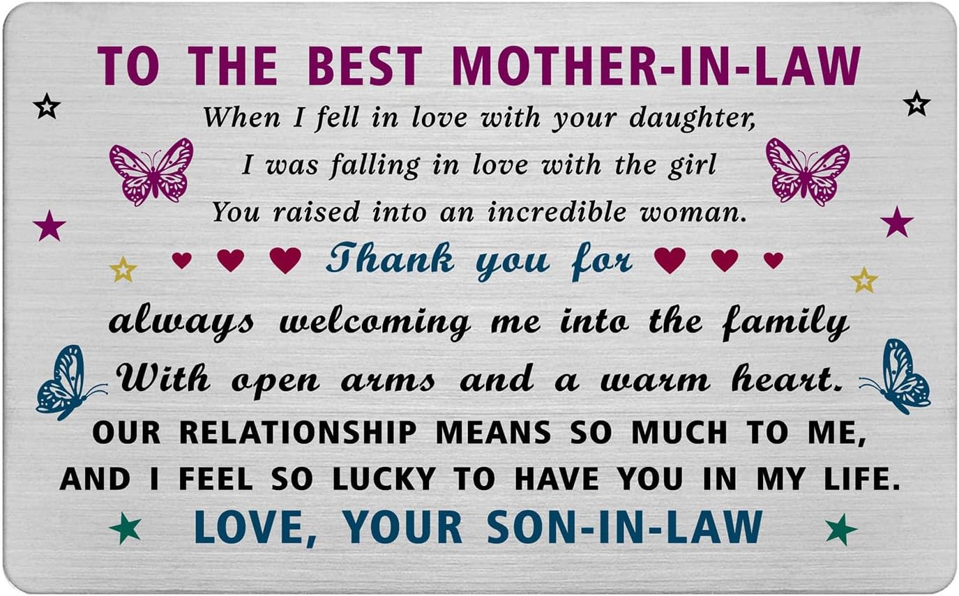 EE&YU Mother in Law Christmas...