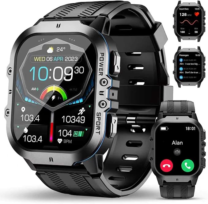 OUKITEL Military Smart Watch f...