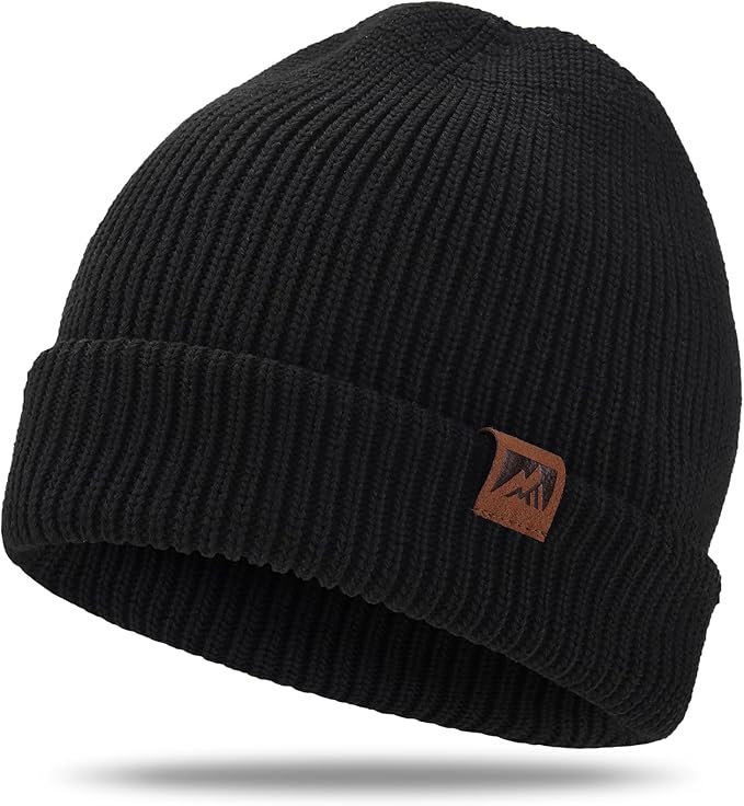 Knit Cuffed Beanie for Men and...