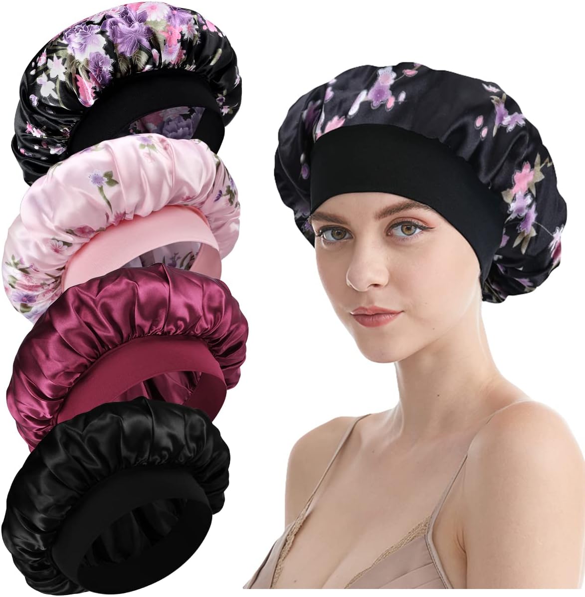 Hair Bonnet for Women – Soft B...