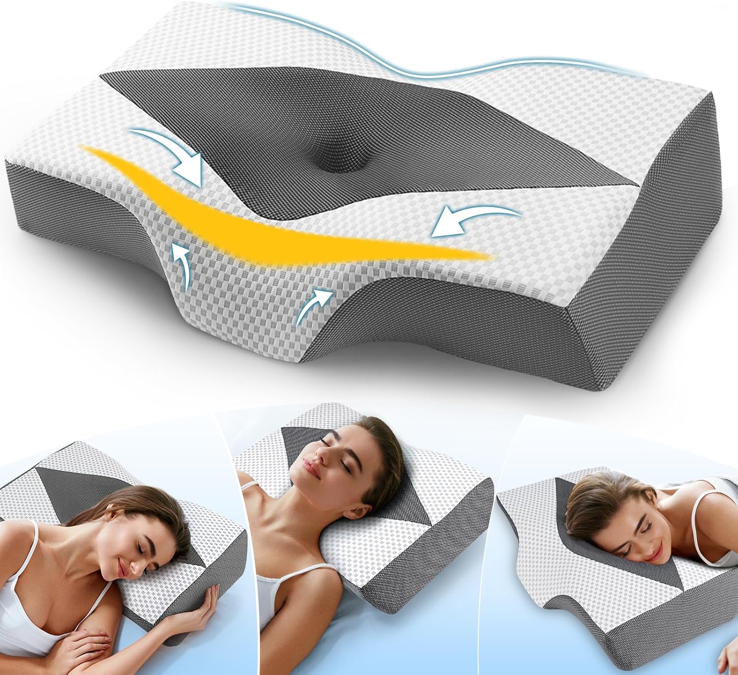Memory Foam Cervical Pillow fo...