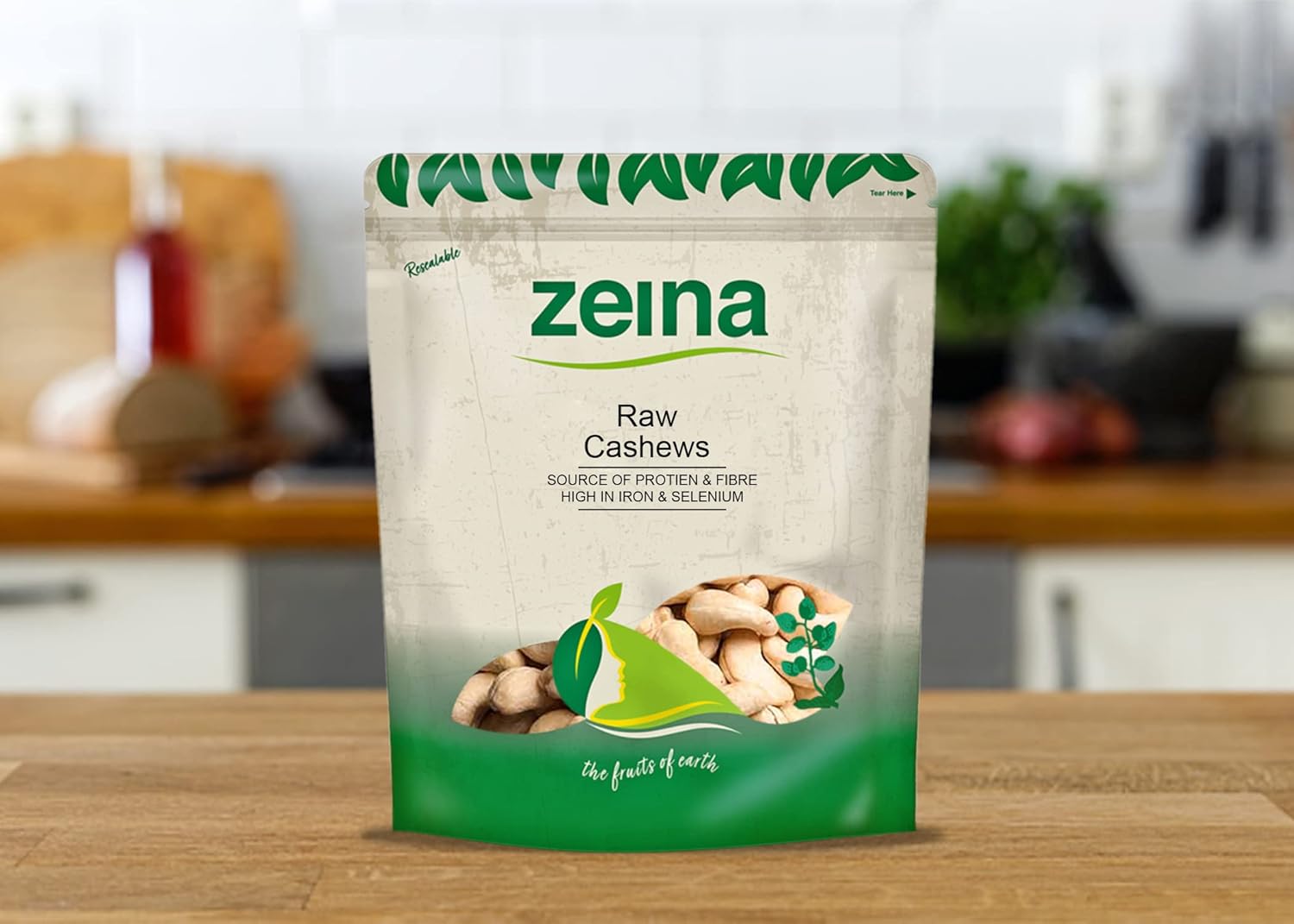 Zeina Cashew Nuts (Raw) with H...