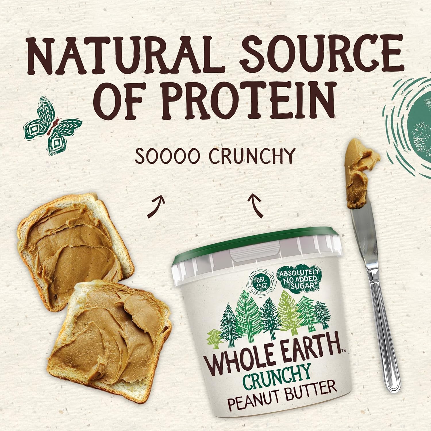 Whole Earth Crunchy Peanut But...