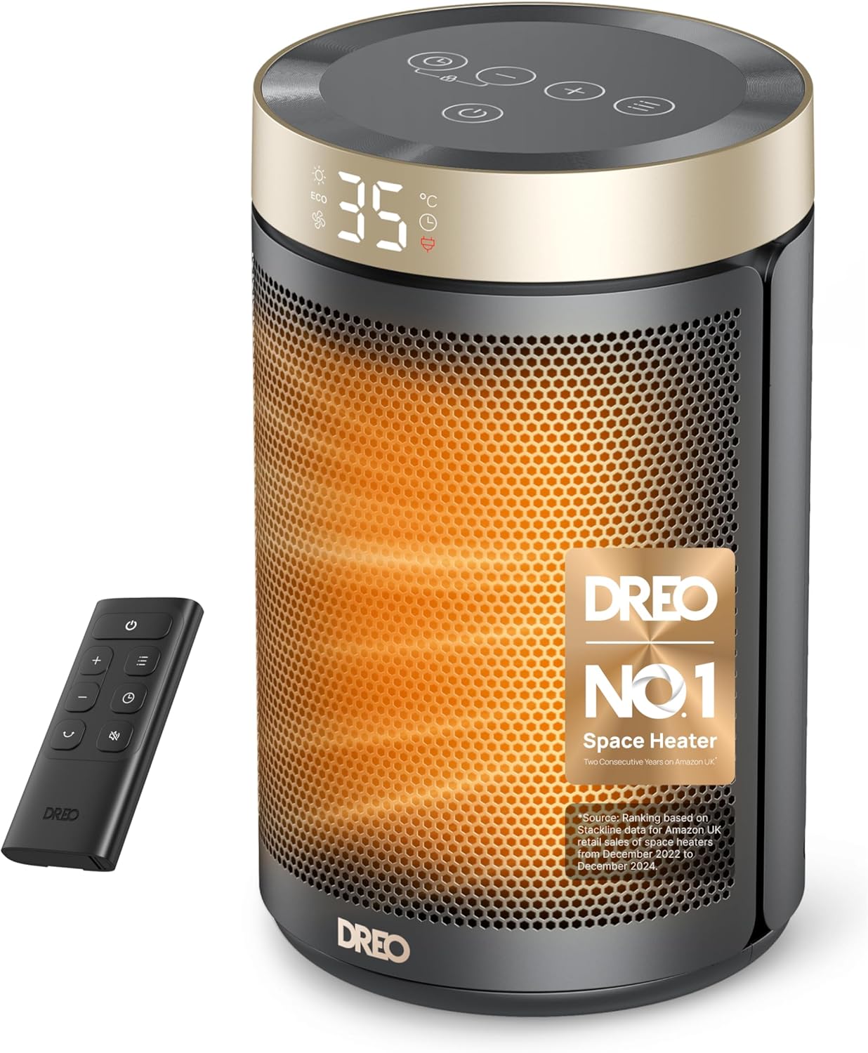 Dreo Electric Heater, 1500W En...