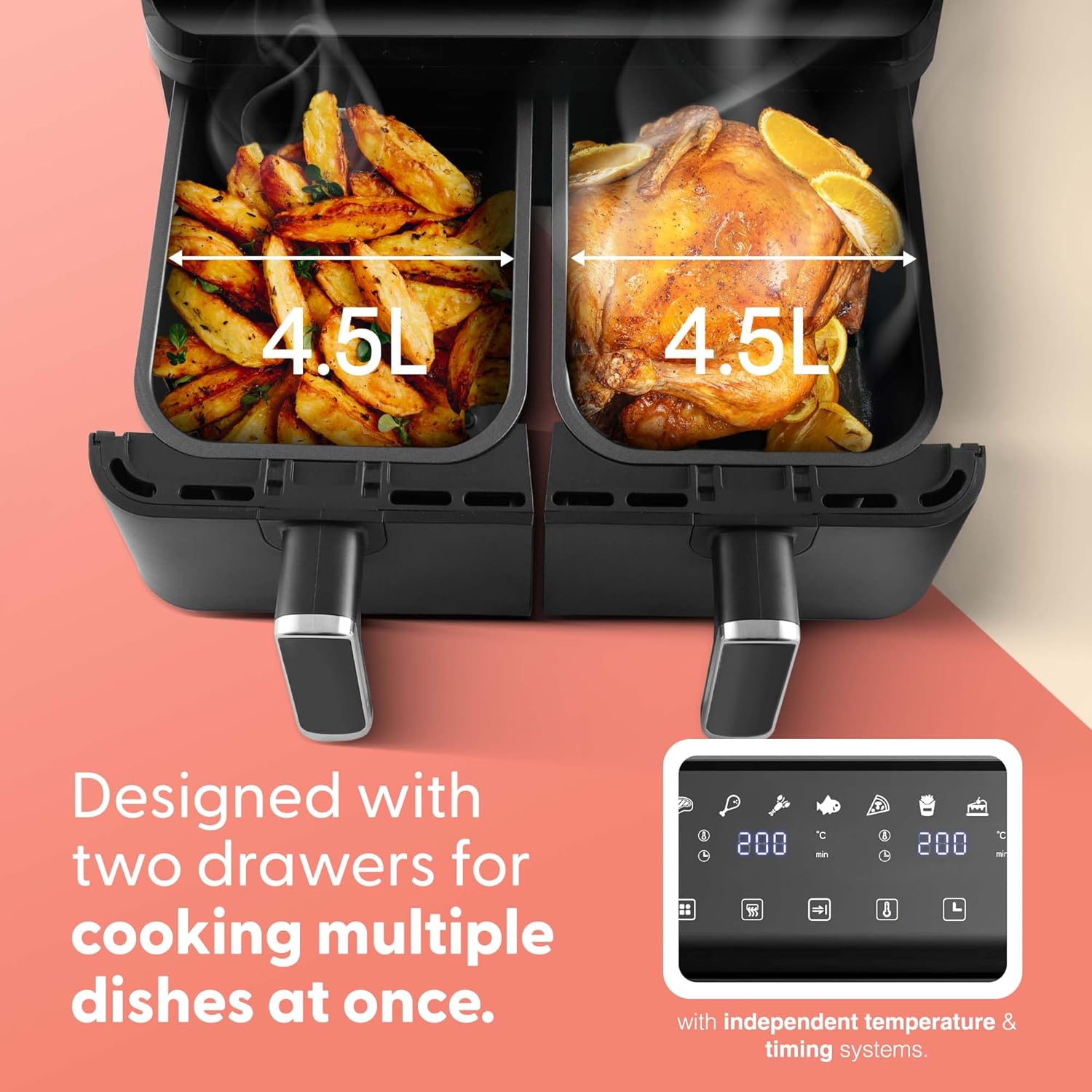 Keplin 9L Dual Zone Air Fryer...