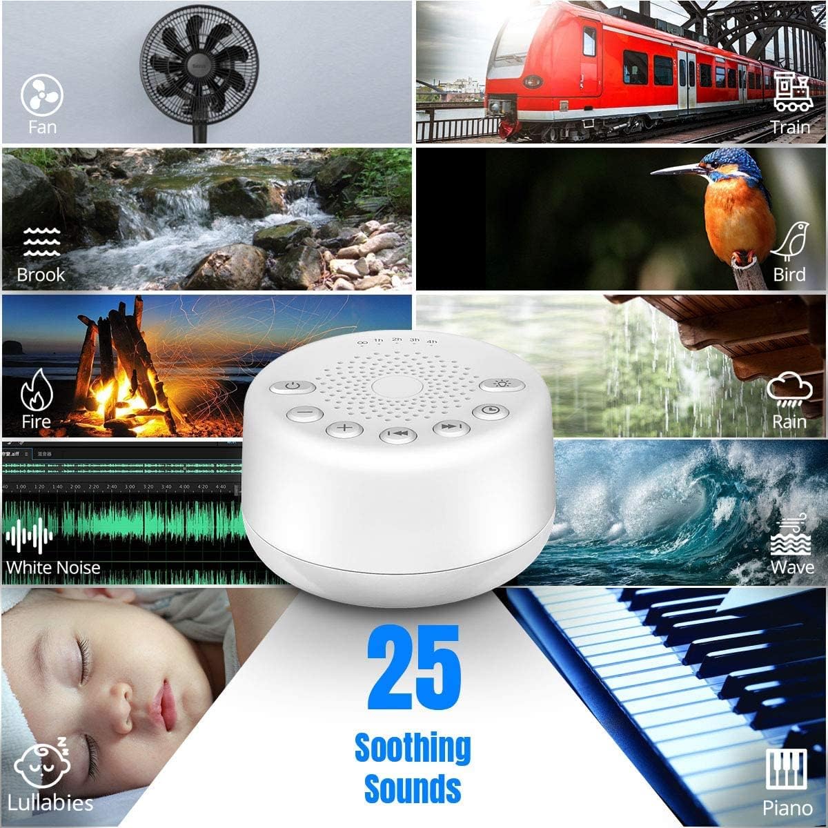 Easysleep Sound Machine White...
