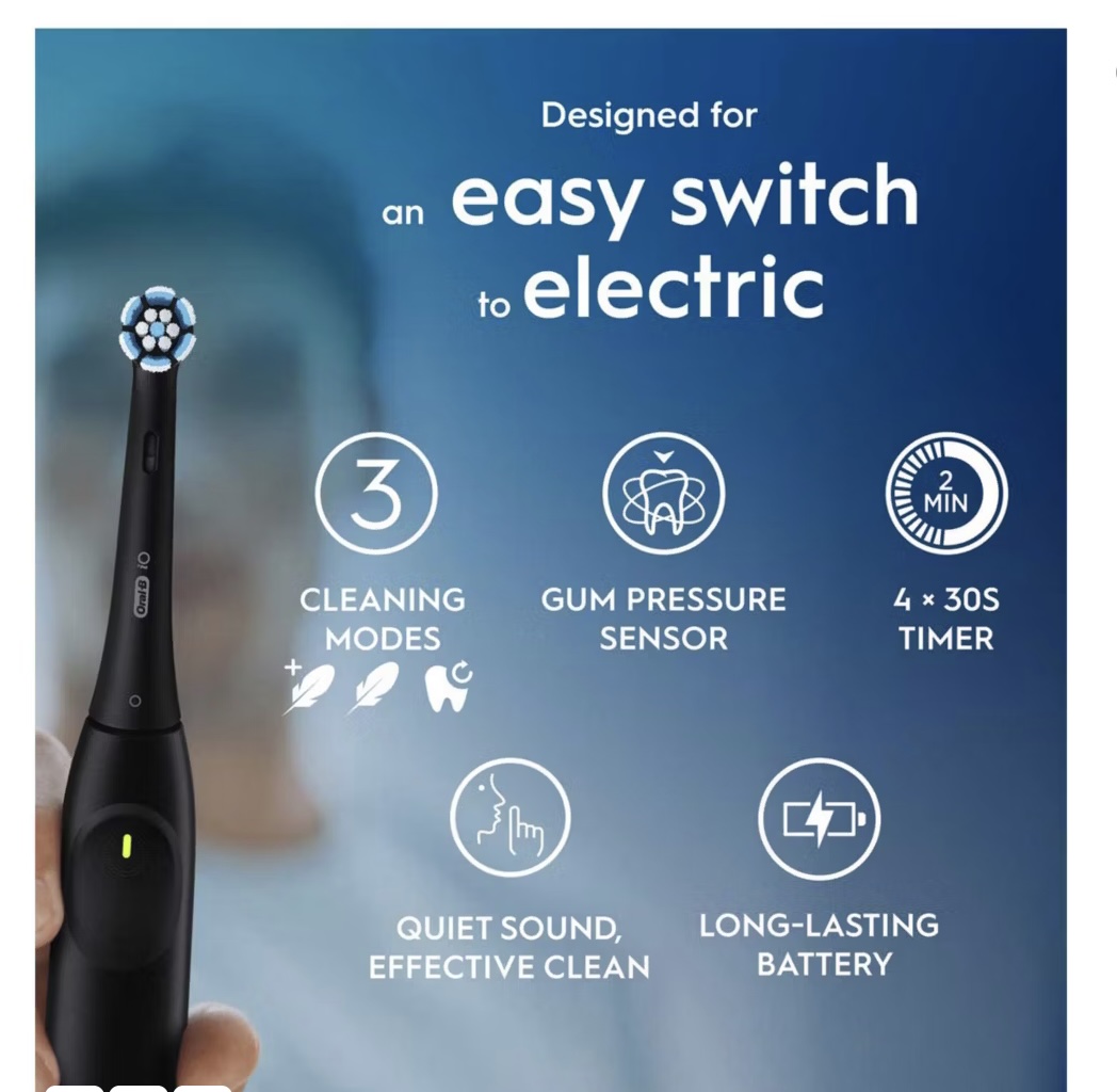 Oral-B iO2 Night Black Calm Pi...