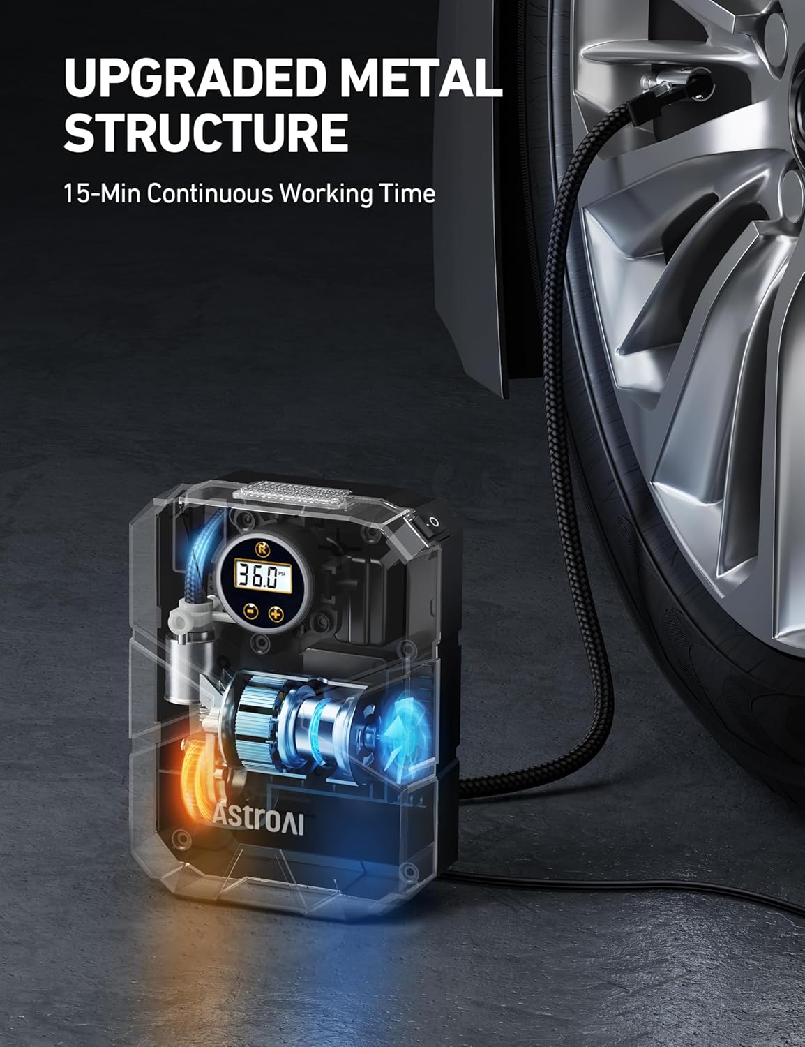 AstroAI Tyre Inflator Air Comp...