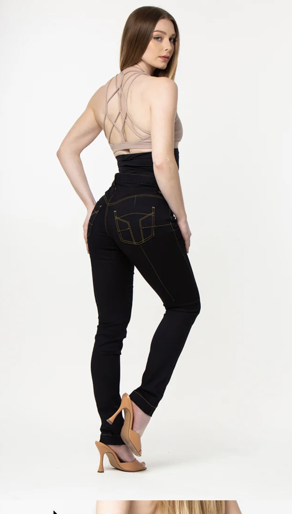 Tummy Control Low Rise Skinny...