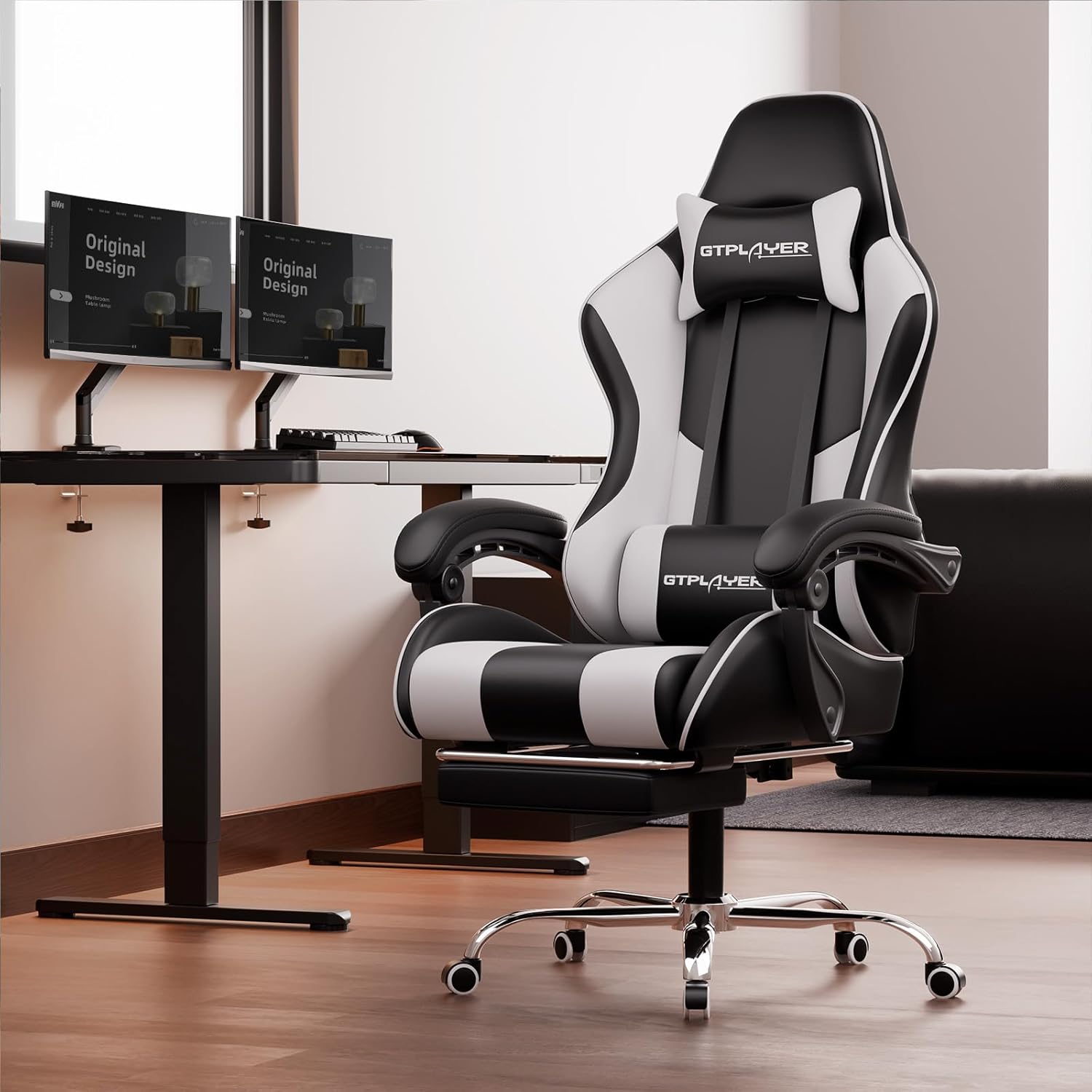 GTPLAYER Gaming Chair, Massage...