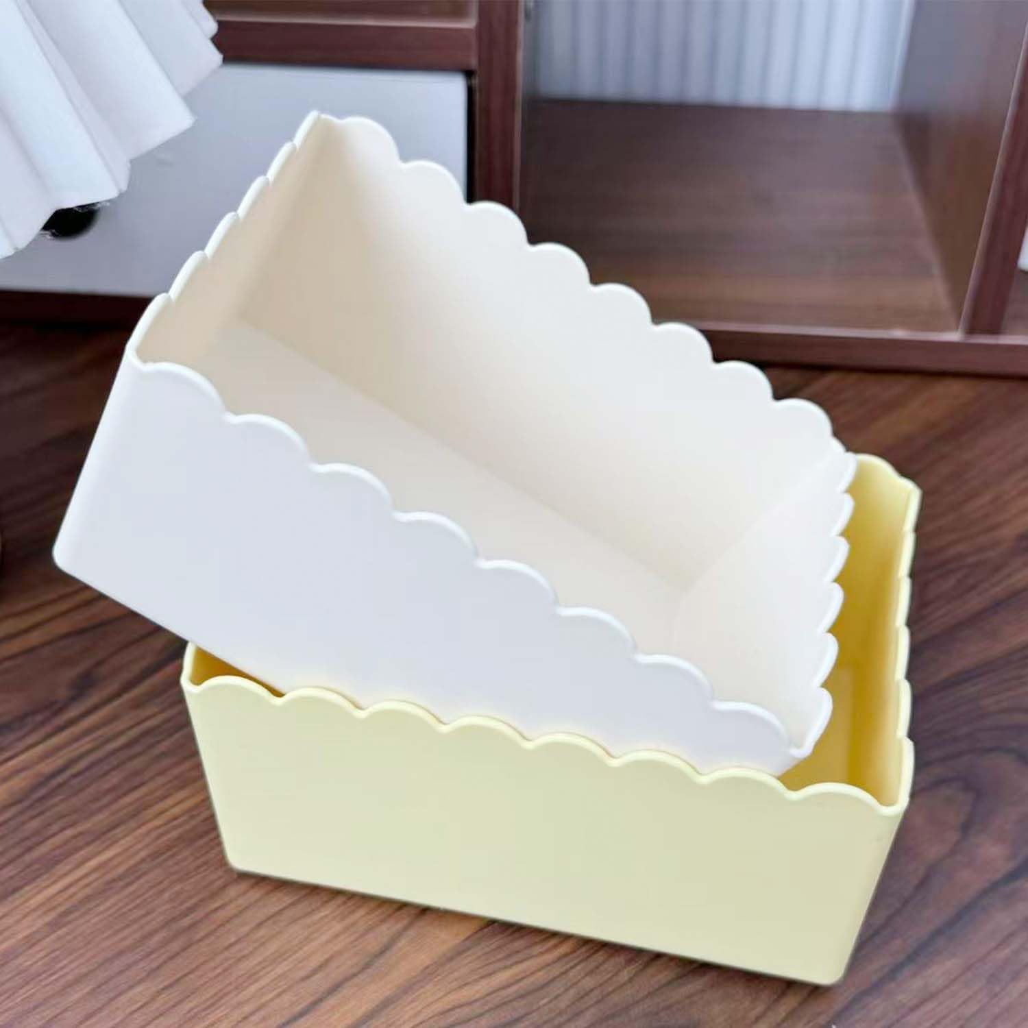 1PC Stackable Plastic Desktop...