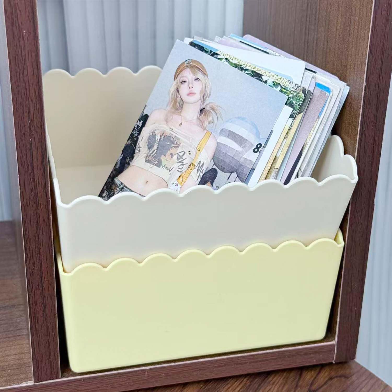 1PC Stackable Plastic Desktop...