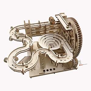 3D Wooden Puzzle Marble Run Fo...