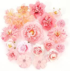 MWOOT 17 Pcs Artificial Flower...