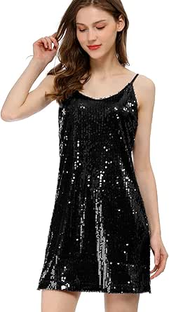 Allegra K Women's Party Glitte...
