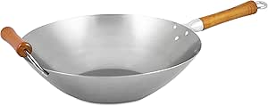 Ken Hom Carbon Steel Wok, 36cm...