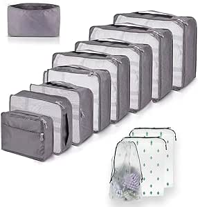 12 PCS Large Packing Cubes for...