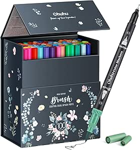 Ohuhu Colouring Pens 100 Colou...