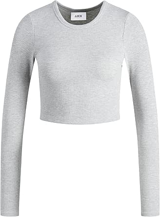 JJXX Women's Jxfeline Ls Rib T...