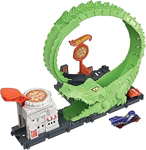Hot Wheels Track Set with 1 Ho...