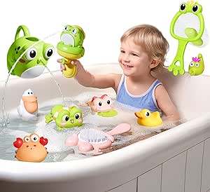 Baby Bath toy Set, 11 Pack Fro...