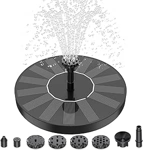 AISITIN Solar Water Fountain,...