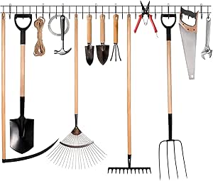Garden Tool Rack Garage Tool O...