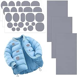 48 Pcs Down Jacket Repair Patc...